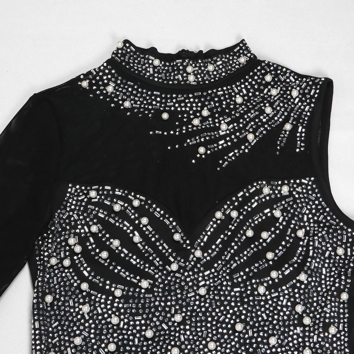 Nagfar Women's Rhinestone Sexy Elegant Jumpsuits Hot Drilling Romper Birthday Party Evening Club Night Outfits