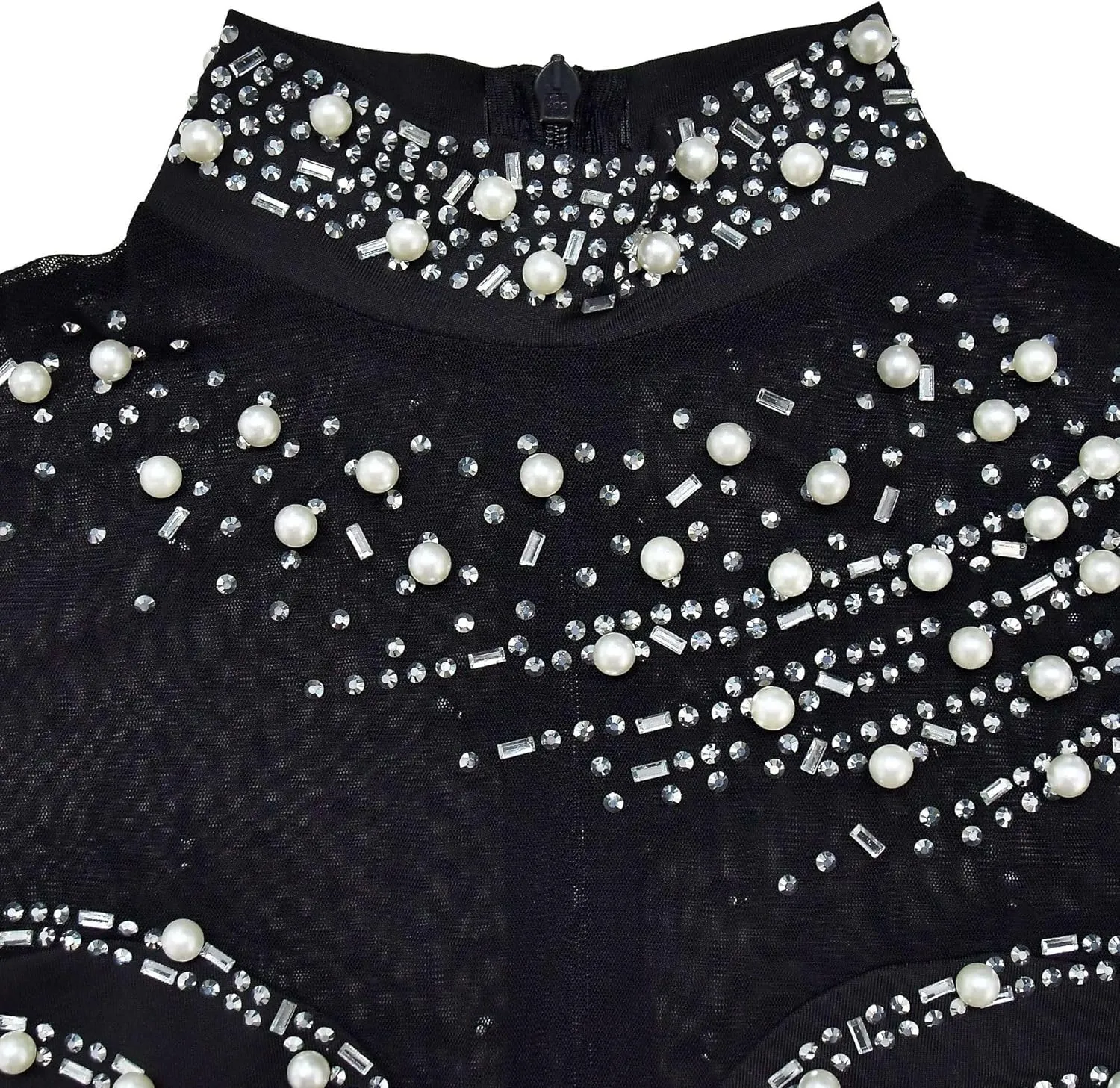 Nagfar Women's Rhinestone Sexy Elegant Jumpsuits Hot Drilling Romper Birthday Party Evening Club Night Outfits