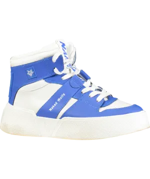 Naked Wolfe White Phantom High-top Leather Trainers UK 6 EU 39 