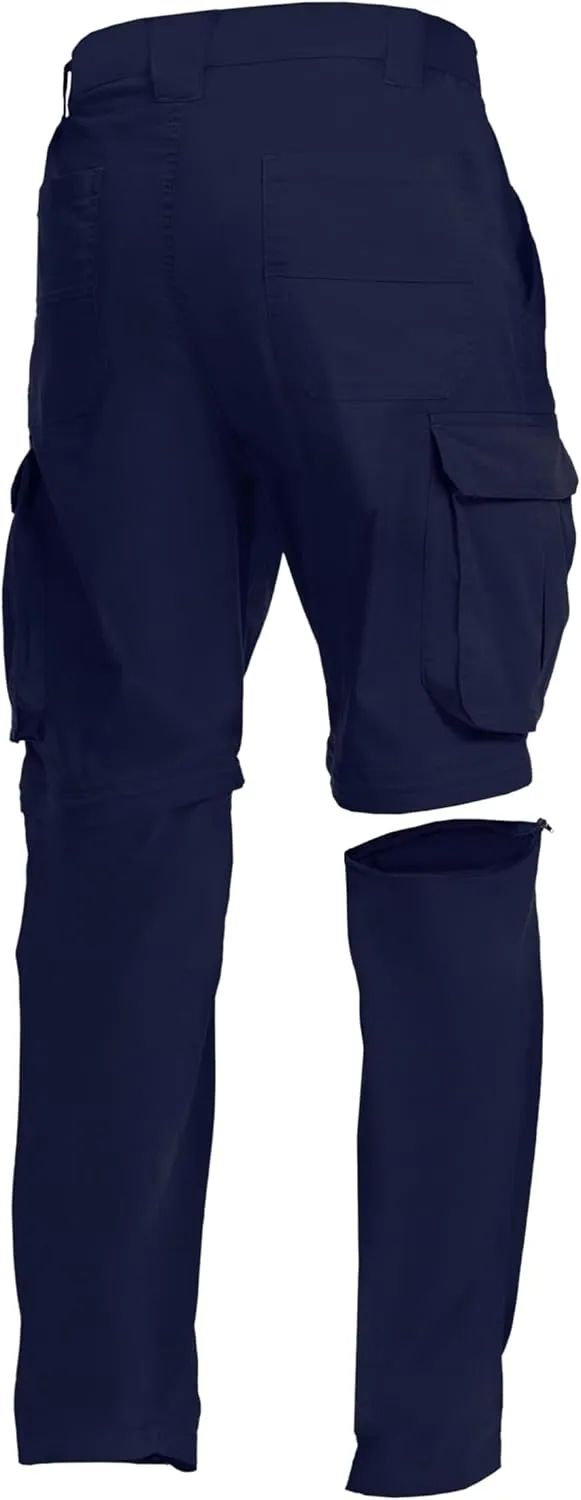 NATUVENIX Hiking Pants Men Quick Dry Convertible Fishing Pants for Men Zip Off Lightweight Mens Cargo Pants Outdoor Travel
