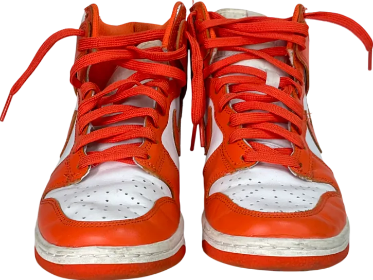 Nike Orange Dunk High Syracuse High top trainers UK 4 EU 37 