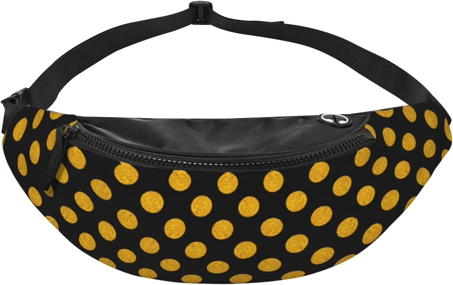 Polka Dot Fanny Pack for Women Men,Fashion Waist Pack Belt Bag Crossbody Bag for Traveling Casual Running Cycling