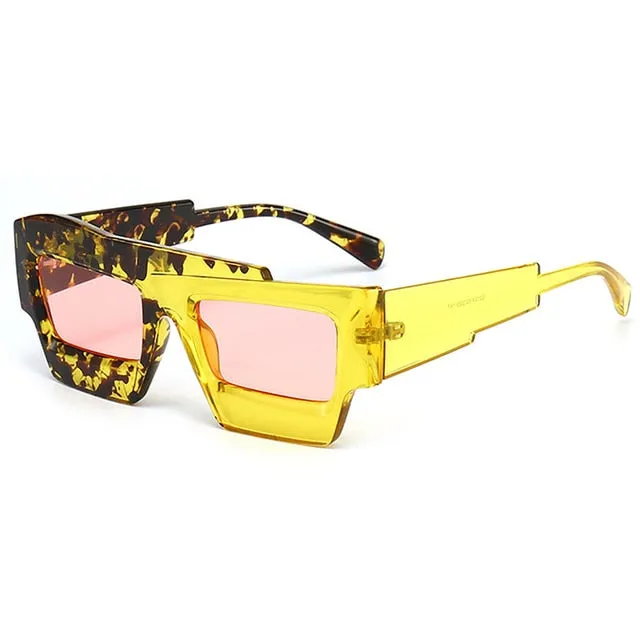 "Ecstatic" Irregular Shape Sunglasses