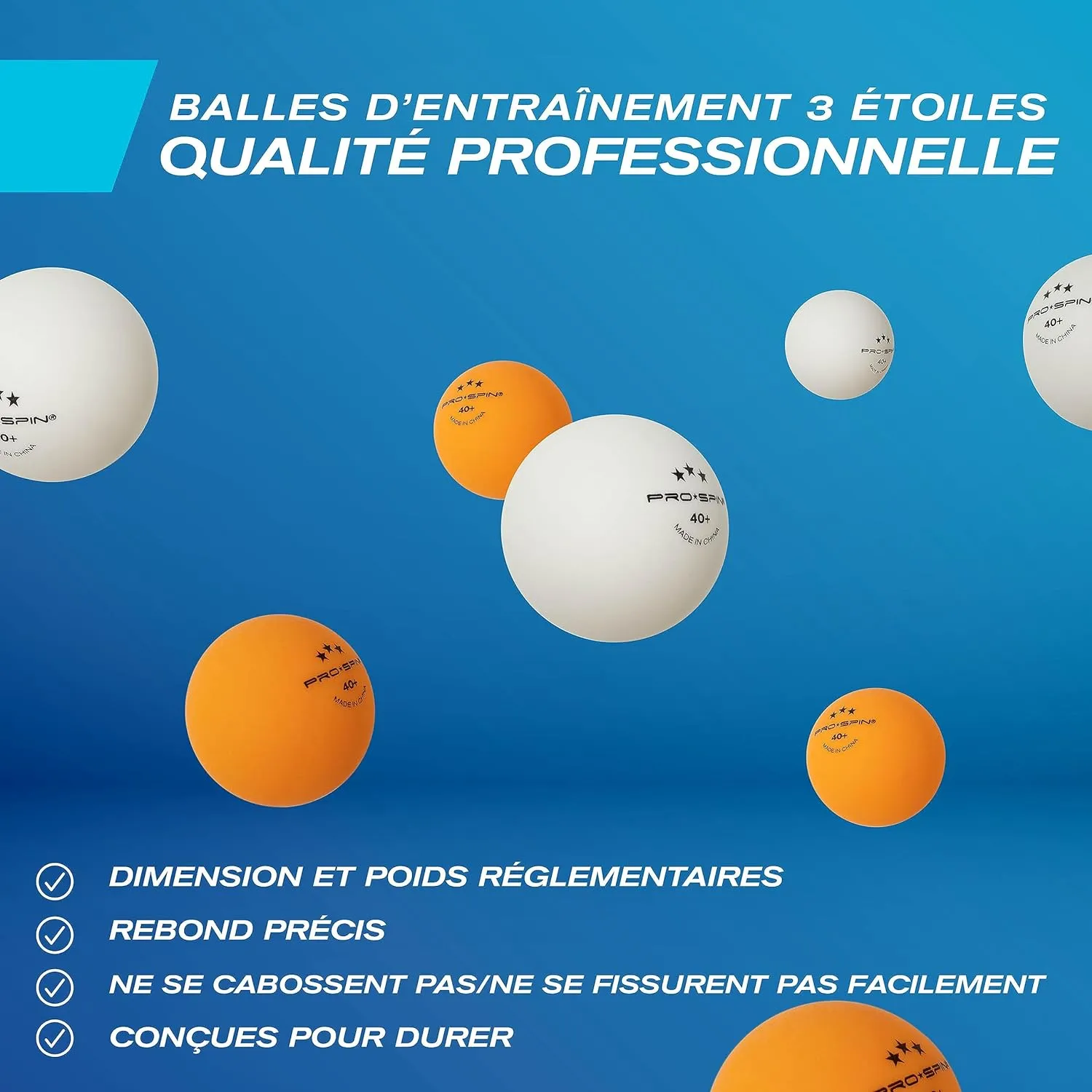 Set de Raquettes de Ping-Pong Portable PRO-SPIN - Fitnessterapy