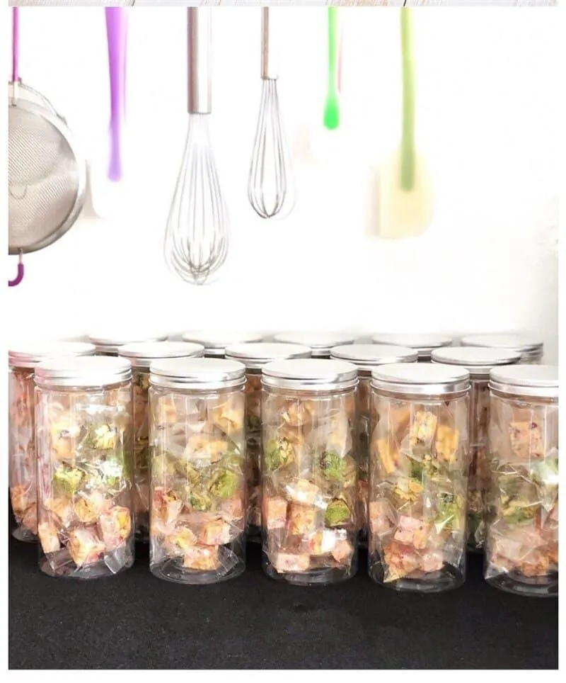 Set of Transparent Plastic Packaging Bags