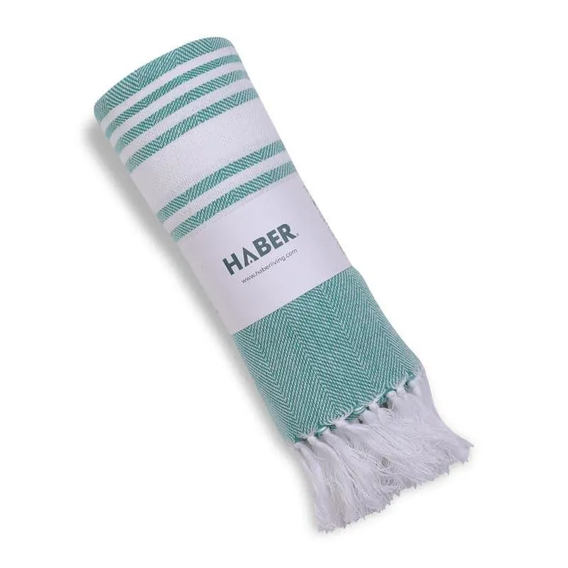 Striped Bliss Bath Towel - Mint