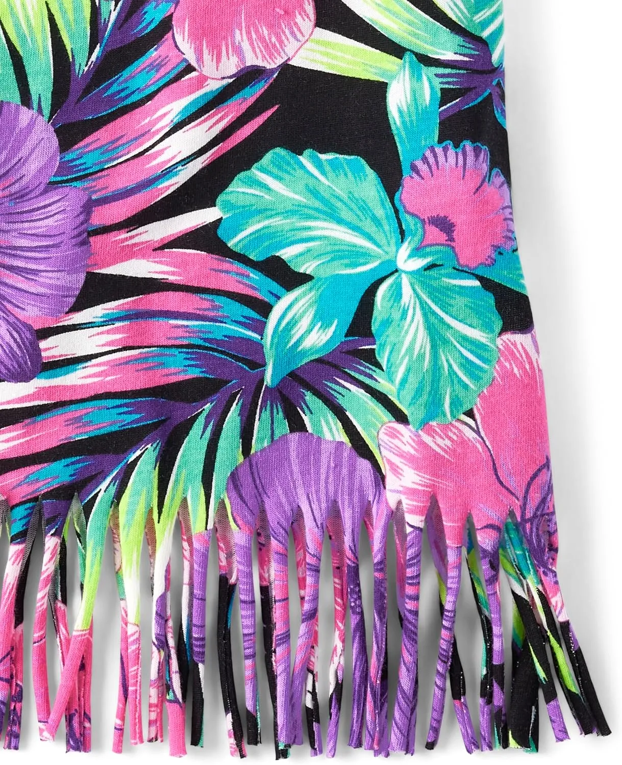 The Children's Place Girls' Graphic Fringe Tank Tops