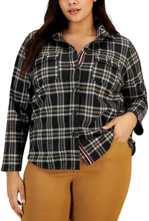Tommy Hilfiger Women's Everyday Soft Casual Shacket