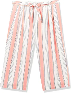 Tommy Hilfiger Women's Striped Wide Leg Sportswear Pants