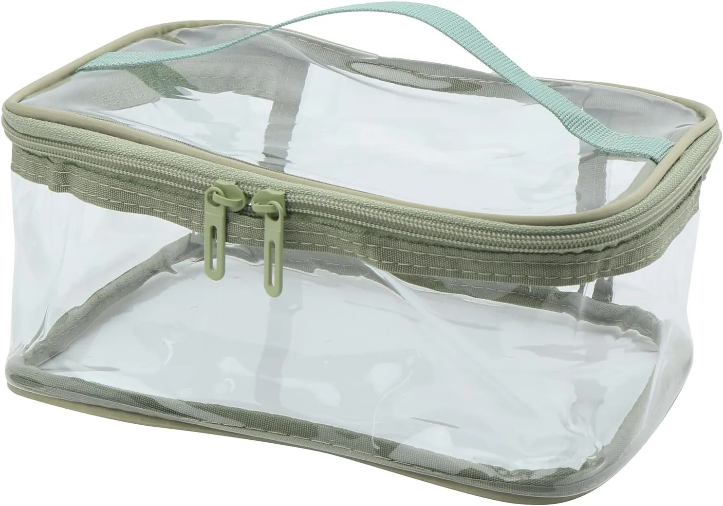 Transparent PVC Makeup Bag Portable Cosmetic Bag Travel Toiletry Pouch Waterproof Storage Home Wash Kit Case