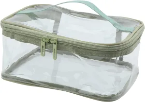 Transparent PVC Makeup Bag Portable Cosmetic Bag Travel Toiletry Pouch Waterproof Storage Home Wash Kit Case