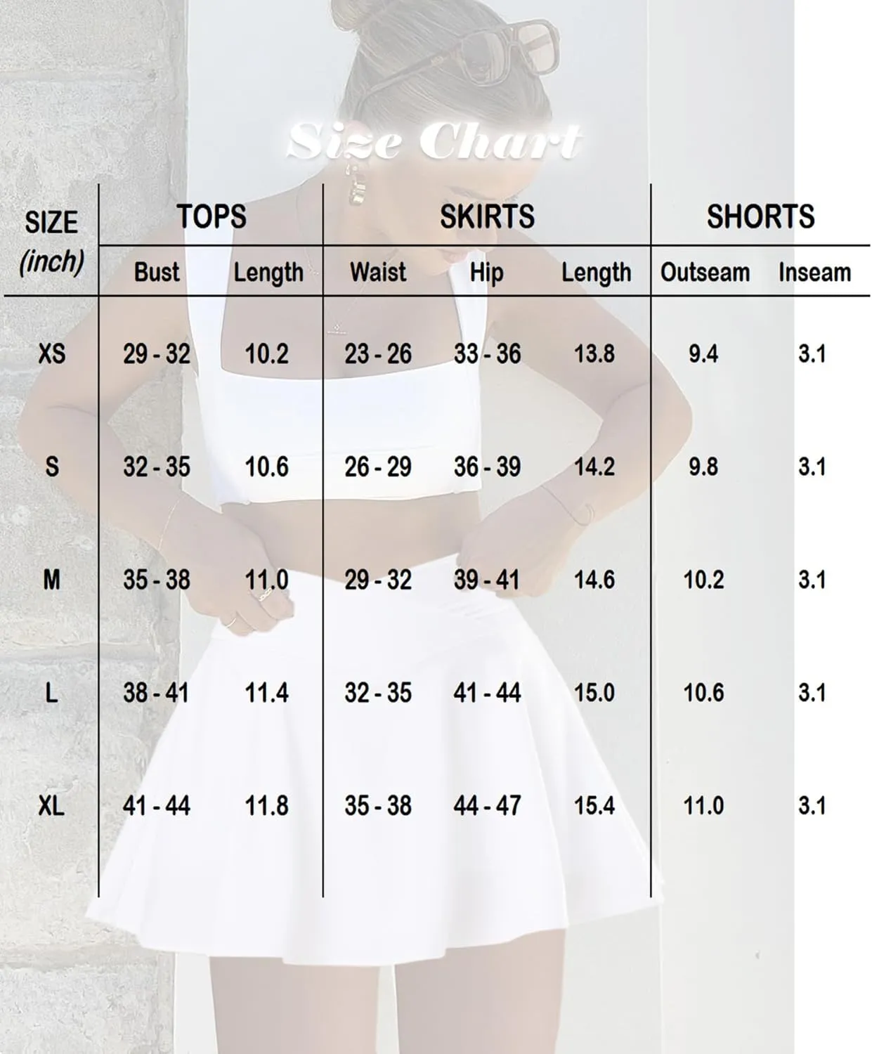 Two Piece Tennis Skirt Sets for Women 2 Piece Mini Skirt Set Going Out Golf Skort Athletic Skirt Pickleball Outfit
