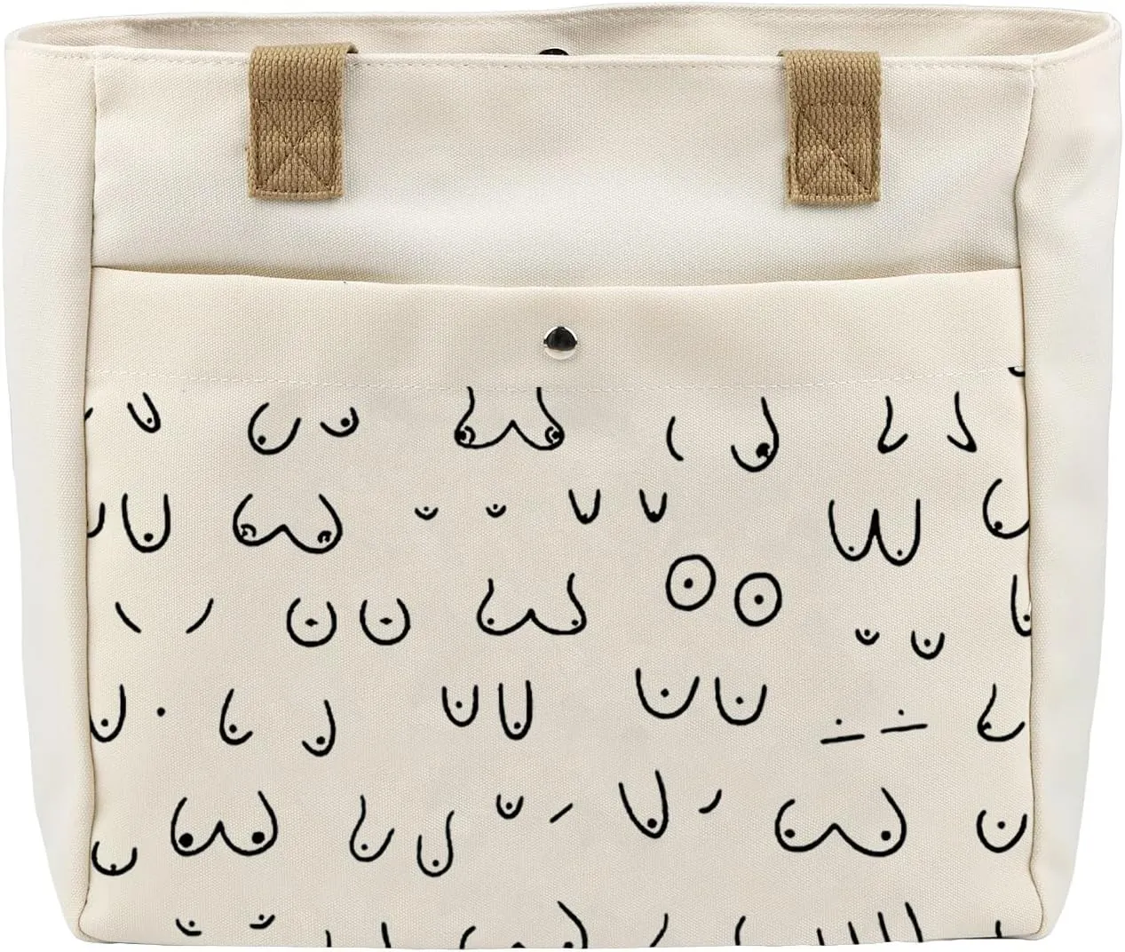 VAMSII Boobs Makeup Bag - Breast Inspired Gift for Women, Boobie Gift (BoobsBag)