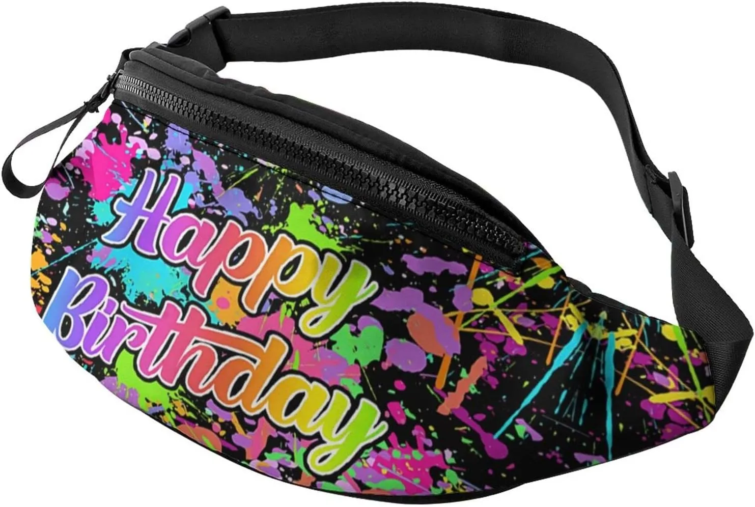 Vintage 80s 90s Fanny Pack for Women Men,Fashion Waist Pack Belt Bag Crossbody Bag for Casual Running Cycling
