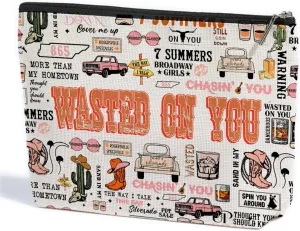 Western Makeup Bag Western Gifts for Women Western Stuff Cowgirl Gifts Country Gifts Retro Cosmetic Bag Zipper Pouch for Mothers Day Graduation Birthday-13