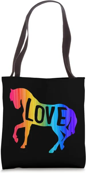 Wholesome Horse Barn Aesthetic Rustic Equine Horse Love Tote Bag