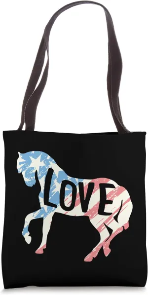Wholesome Horse Barn Aesthetic Rustic Equine Horse Love Tote Bag