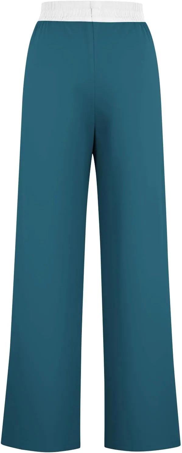 Wide Leg Sweatpants for Women Casual High Waist Active Joggers Trousers Comfy Athletic Workout Gym Sweat Pant