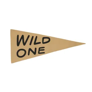 Wild One Canvas Pennant