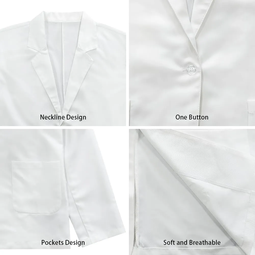 Women Long Sleeve Blazer Suit Jacket Coat Casual Business Dress Suit One Buttons with Pocket 2XS-3XL