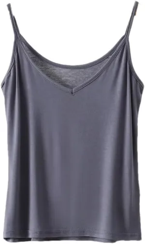 Women's Backless V-Neck Sleeveless Loose Camisole