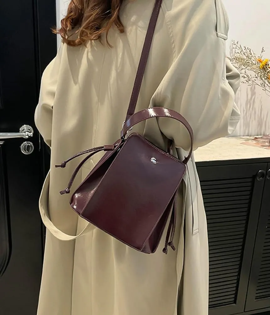 Womens Cute Small Handbags Designer Tote Bags Vegan Leather Crossbody Bucket Bags Shoulder Satchel Purses