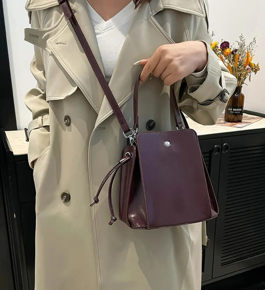 Womens Cute Small Handbags Designer Tote Bags Vegan Leather Crossbody Bucket Bags Shoulder Satchel Purses