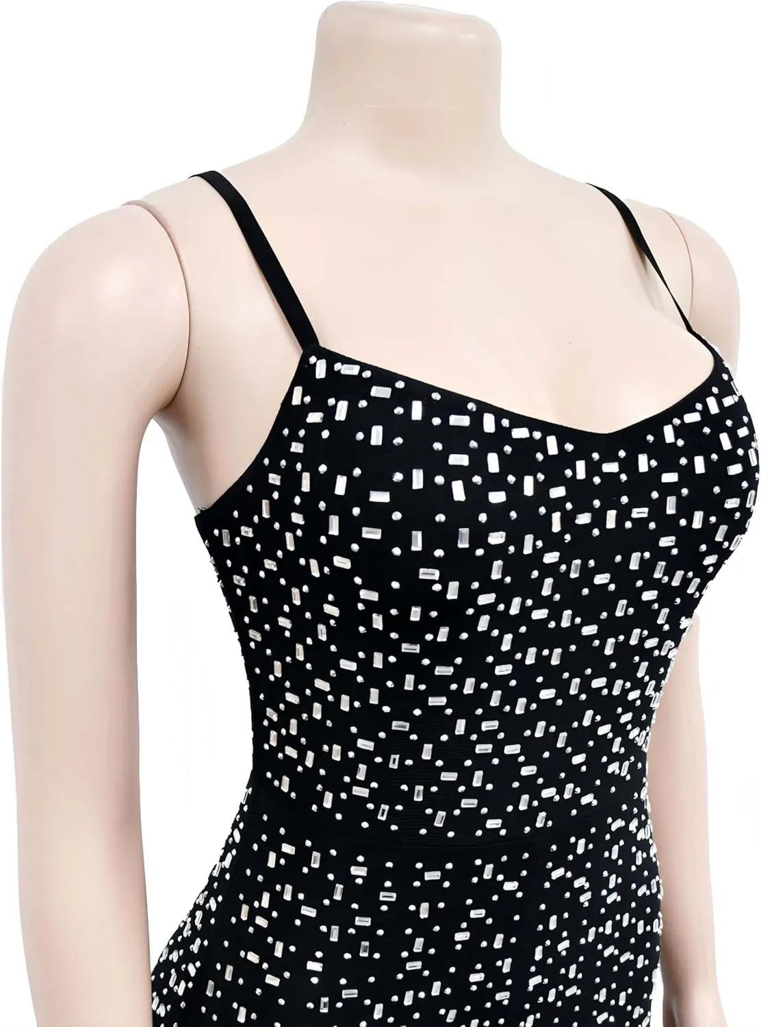 Women's Sparkle Rhinestone Jumpsuits for Women Sexy Party Night Out