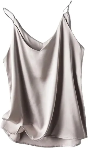 Women's Summer Clothing Slim V-Neck Short Temperament Inner Top One-Shoulder Camisole