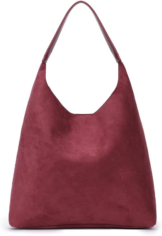 YFGBCX Tote Bags for Women Work Bags Suede Slouchy Bag Hobo Handbag Office Tote Handbag